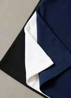 Percival White T-Shirts|Oversized T-Shirts^3 Pack Oversized T Shirts White / Black / Navy