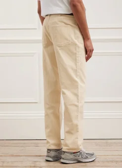 Percival Straight Leg Trousers^5 Pocket Straight Leg Trousers Ecru