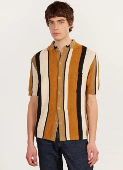 Percival Knitted Shirts|Knitted Polo Shirts & Knitted Shirts^Adaman Breeze Shirt Dune