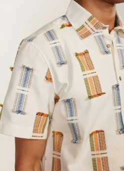 Percival Short Sleeve Shirts|Boxy Shirts^Ambassador Boxy Clerk Shirt Ecru