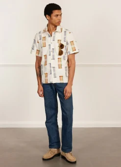 Percival Short Sleeve Shirts|Boxy Shirts^Ambassador Boxy Clerk Shirt Ecru