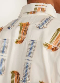 Percival Short Sleeve Shirts|Boxy Shirts^Ambassador Boxy Clerk Shirt Ecru
