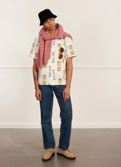 Percival Short Sleeve Shirts|Boxy Shirts^Ambassador Boxy Clerk Shirt Ecru