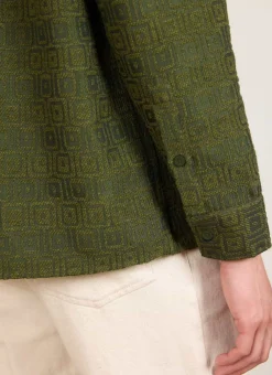 Percival Long Sleeve Shirts|Overshirts & Workshirts^Antique Moquette Shirt Forest