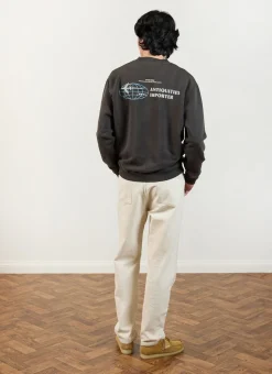 Percival Jumpers & Sweaters^Antiquities Importer Sweatshirt Washed Black