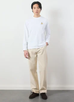 Percival Long Sleeve T-Shirts|White T-Shirts^Arancia Long Sleeve T Shirt White