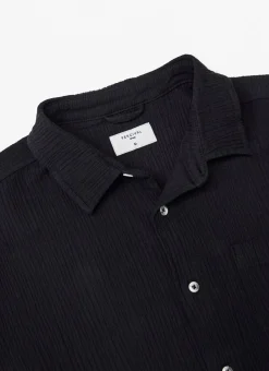 Percival Boxy Shirts^Artifact Boxy Clerk Shirt Black