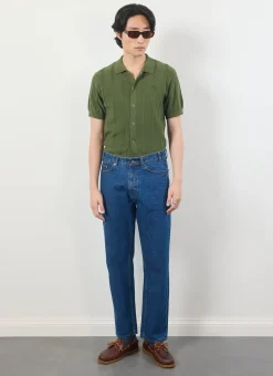Percival Knitted Shirts|Knitted Polo Shirts & Knitted Shirts^Assisi Knitted Shirt Olive