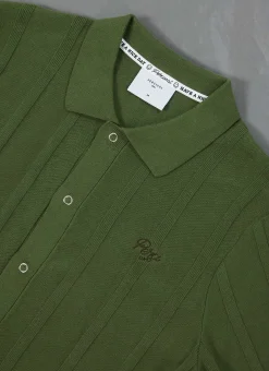Percival Knitted Shirts|Knitted Polo Shirts & Knitted Shirts^Assisi Knitted Shirt Olive