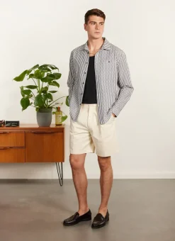 Percival Shorts^Auxiliary Tailored Shorts Ecru