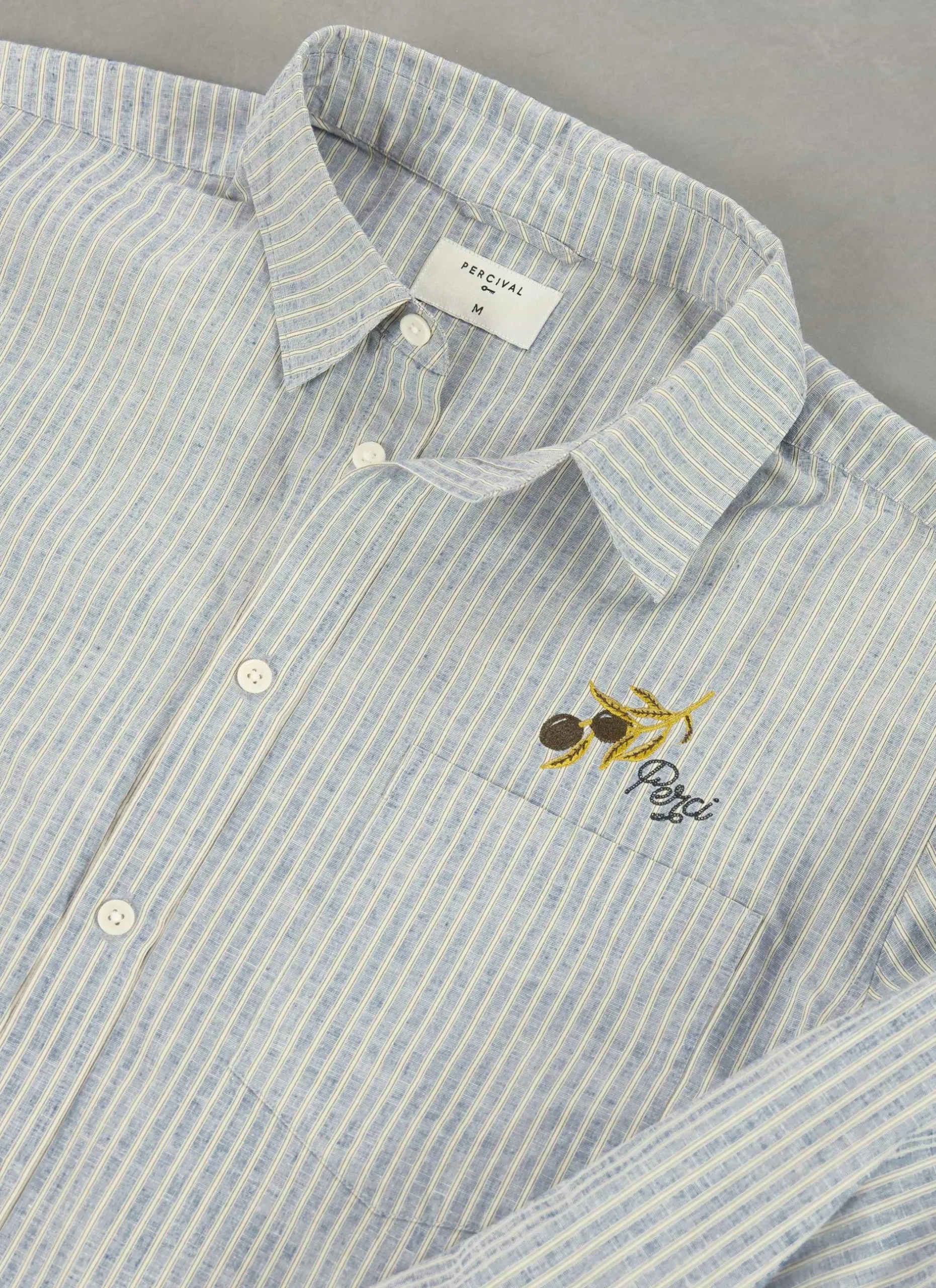 Percival Long Sleeve Shirts|Boxy Shirts^Bari Pearce Shirt Blue Stripe