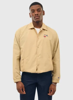 Percival Jackets^Bear Mascot Nylon Jacket Camel