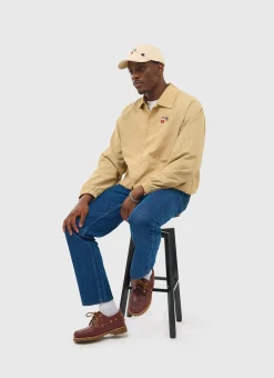 Percival Jackets^Bear Mascot Nylon Jacket Camel