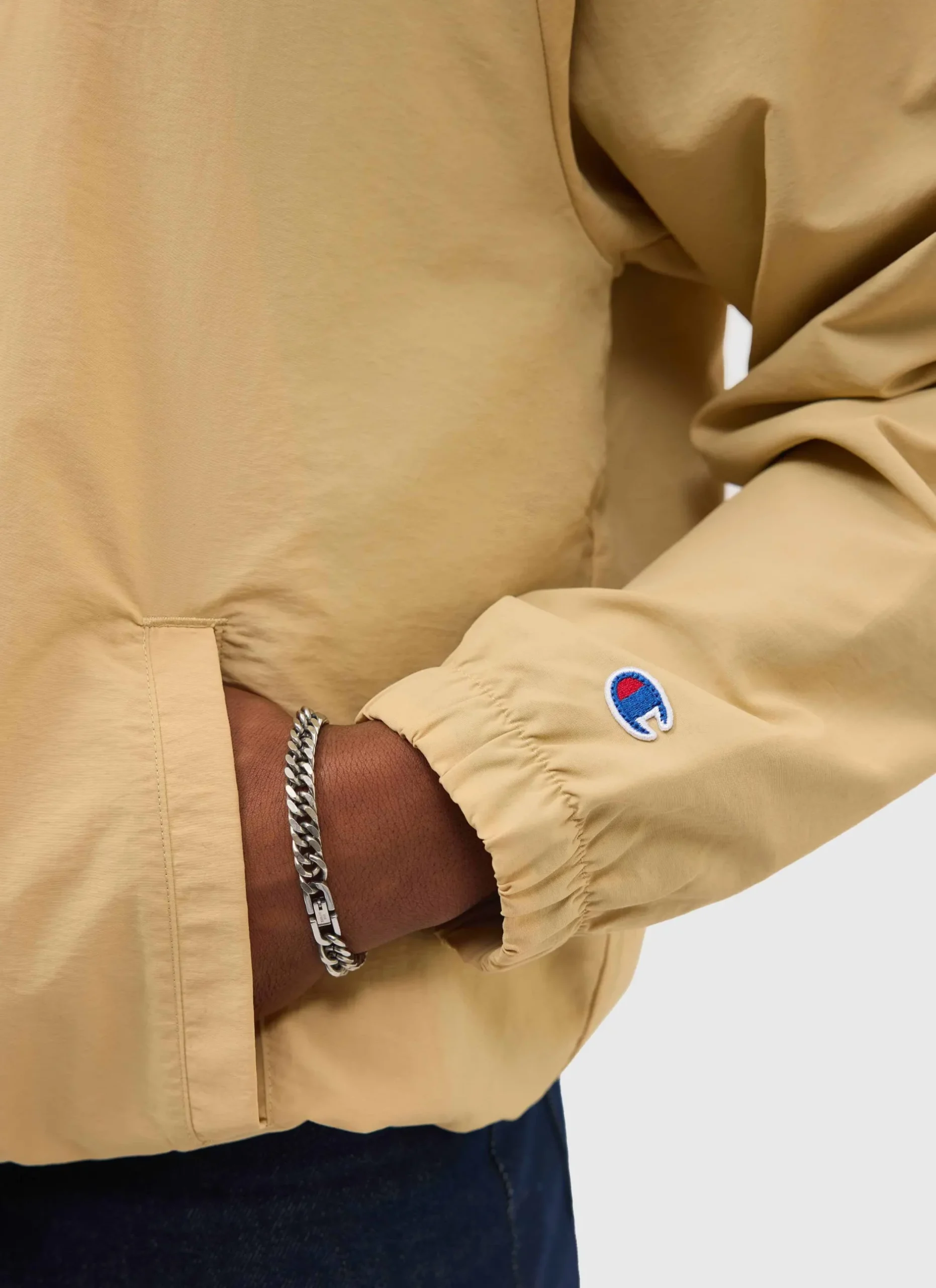 Percival Jackets^Bear Mascot Nylon Jacket Camel