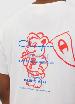 Percival White T-Shirts|Regular Fit T-Shirts^Bear Mascot Regular Fit T Shirt White