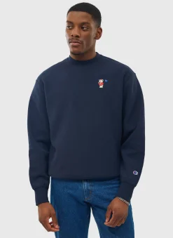 Percival Sweatshirts^Bear Mascot Sweatshirt Navy