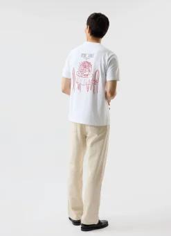 Percival White T-Shirts^Bistro T Shirt White