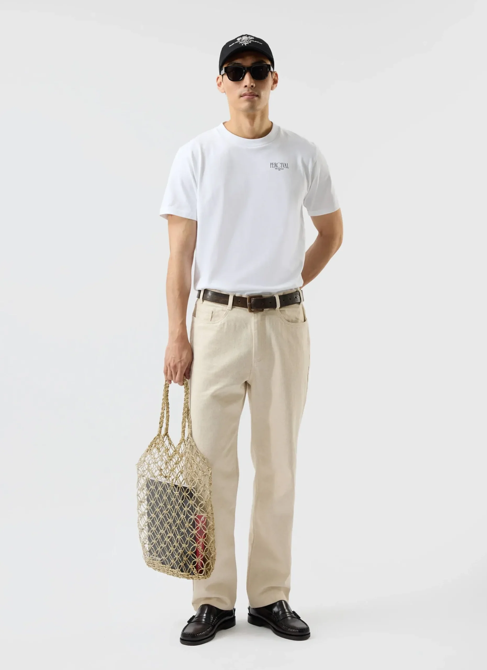 Percival White T-Shirts^Bistro T Shirt White