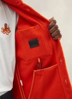 Percival Overshirts & Workshirts|Overshirts^Blanket Overshirt Orange