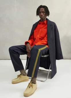 Percival Overshirts & Workshirts|Overshirts^Blanket Overshirt Orange