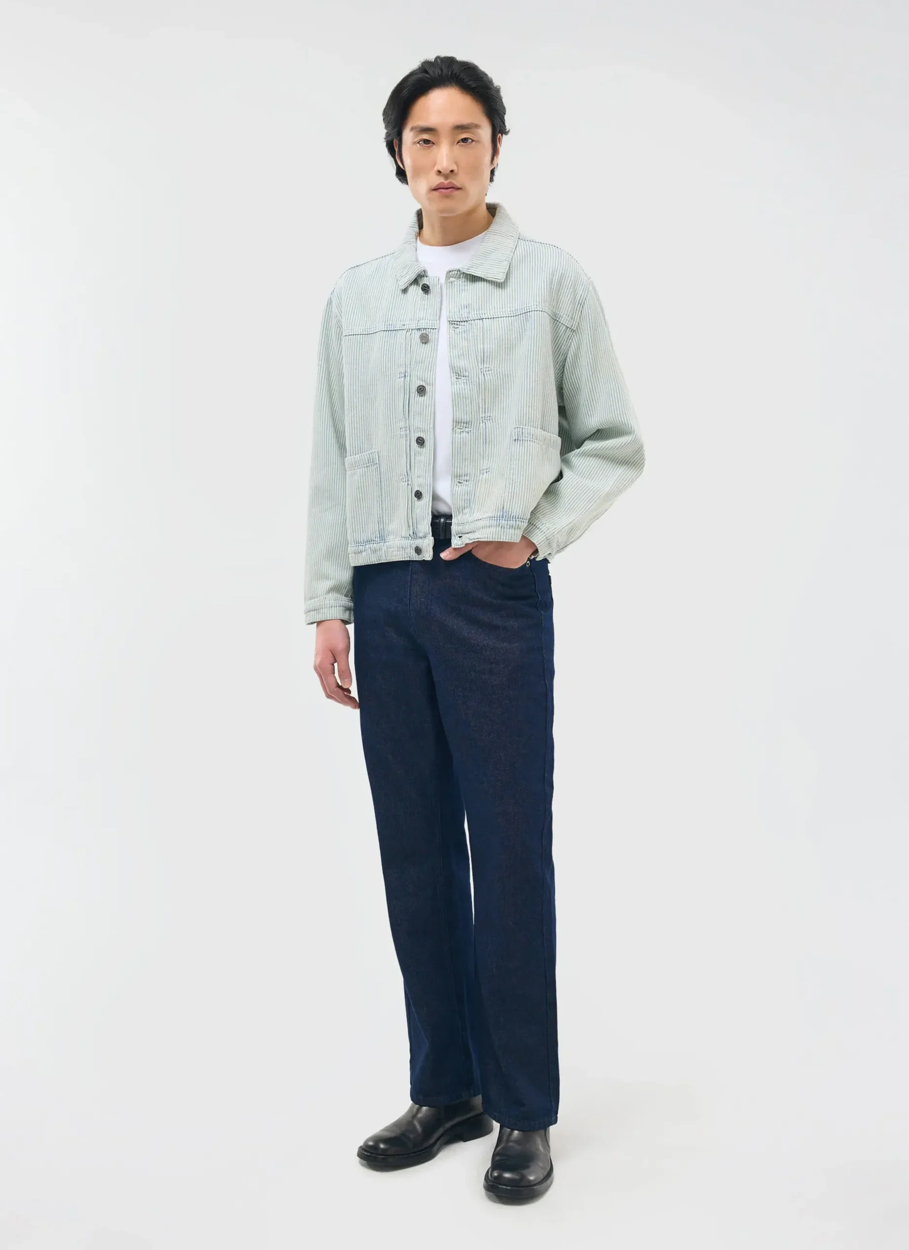 Percival Jackets|Overshirts & Workshirts^Bormio Jacket Hickory Stripe