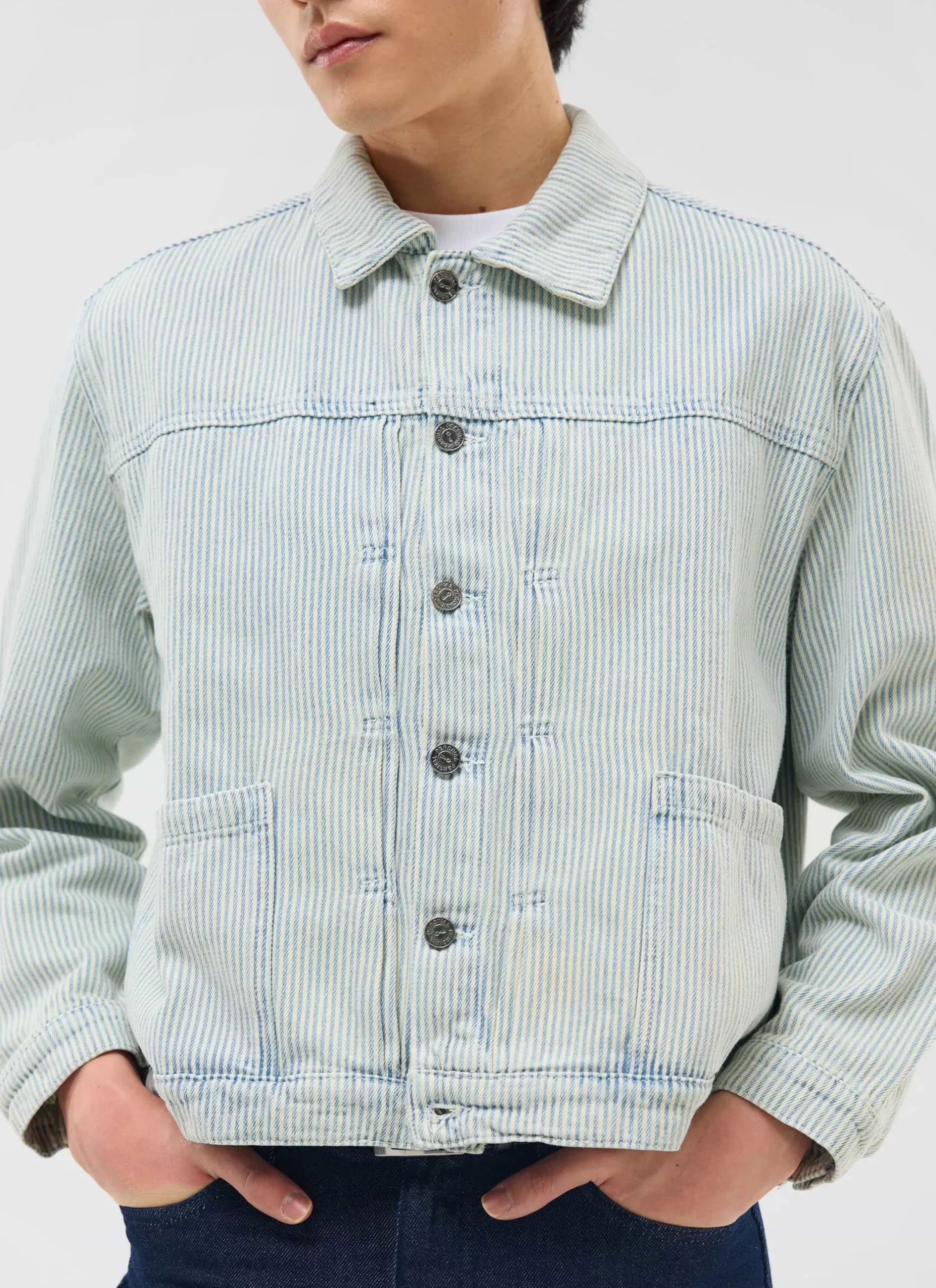 Percival Jackets|Overshirts & Workshirts^Bormio Jacket Hickory Stripe