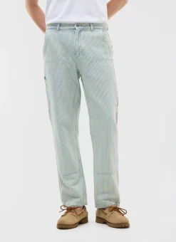 Percival Straight Leg Trousers|Jeans^Bormio Trousers Hickory Stripe