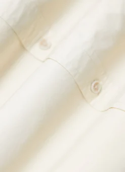 Percival Short Sleeve Shirts^Boxy Cropped Clerk Shirt Ecru