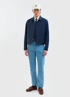 Percival Jackets|Overshirts & Workshirts^Boxy Cropped Pocket Overshirt Navy