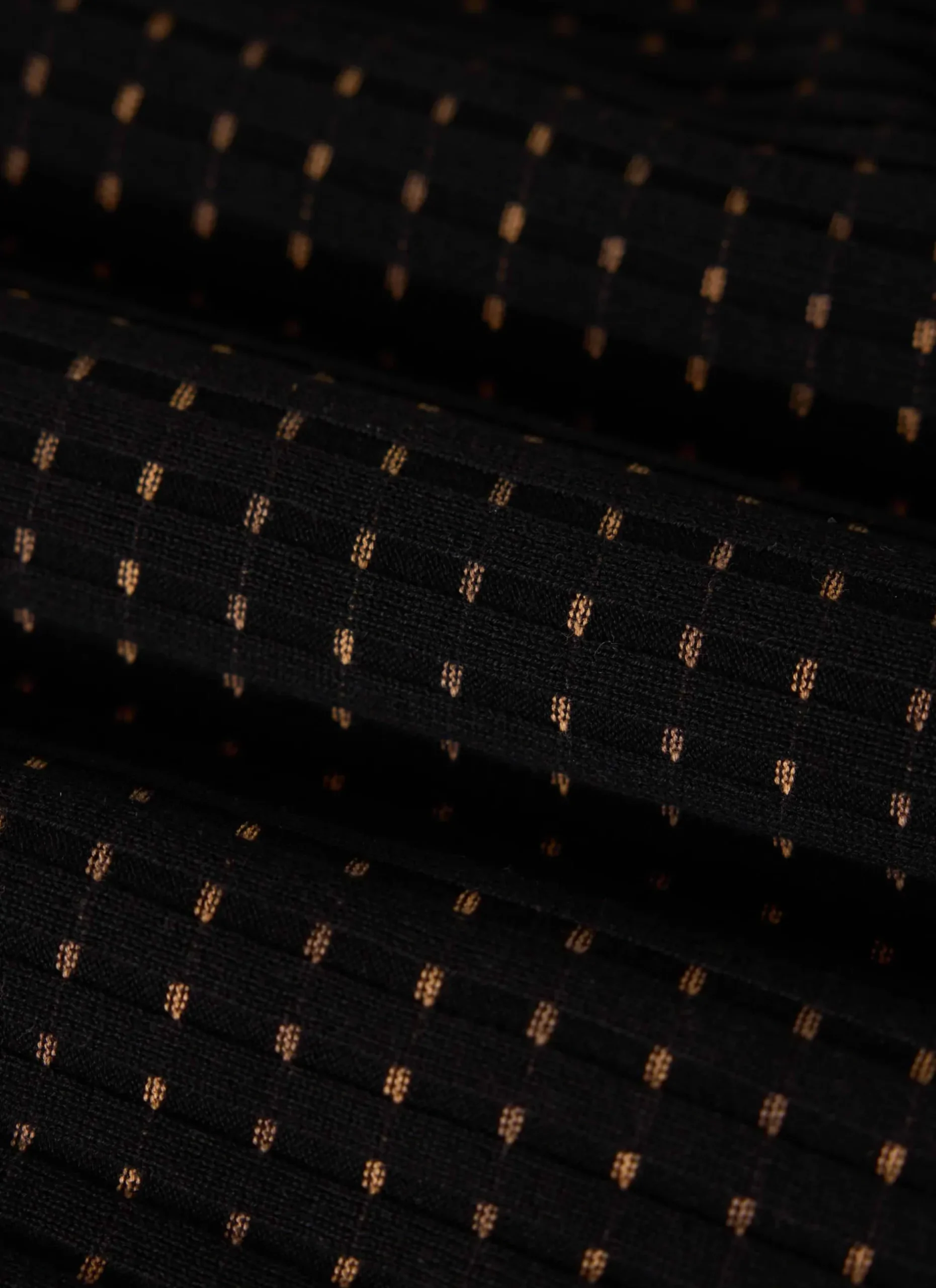 Percival Short Sleeve Shirts|Polo Shirts^Broken Stripe Knitted Polo Black
