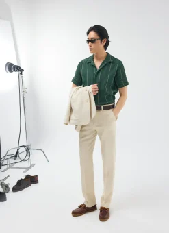 Percival Short Sleeve Shirts|Boxy Shirts^Calabria Cuban Shirt Forest
