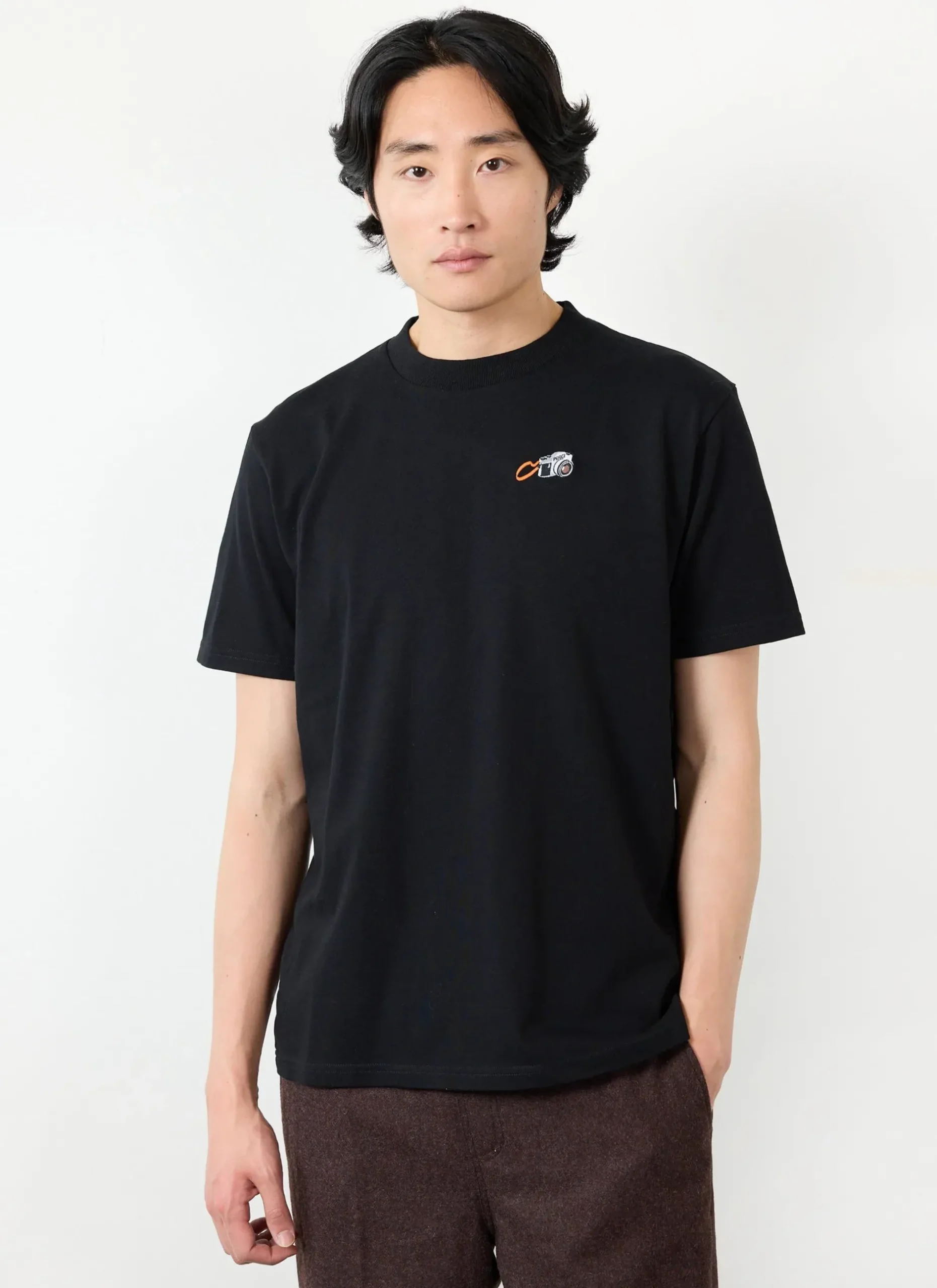 Percival Regular Fit T-Shirts^Camera T Shirt Navy
