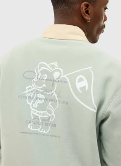 Percival Sweatshirts^Campus Rugby Polo Sweatshirt Sage