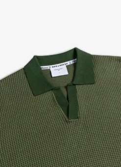 Percival Short Sleeve Shirts|Polo Shirts^Casa Martini Knitted Polo Forest