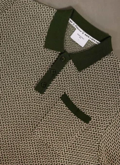 Percival Short Sleeve Shirts|Polo Shirts^Casa Martini Knitted Polo Forest