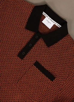 Percival Short Sleeve Shirts|Polo Shirts^Casa Martini Knitted Polo Espresso