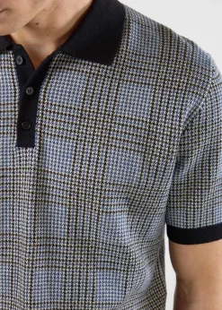 Percival Short Sleeve Shirts|Boxy Shirts^Casa Martini Knitted Polo Navy