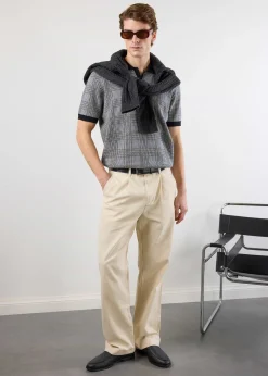 Percival Short Sleeve Shirts|Boxy Shirts^Casa Martini Knitted Polo Navy