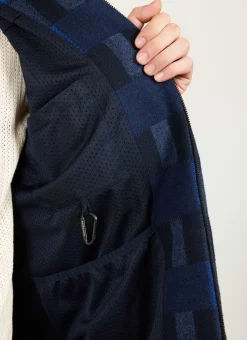 Percival Fleeces^Check Anderson Wool Fleece Blue