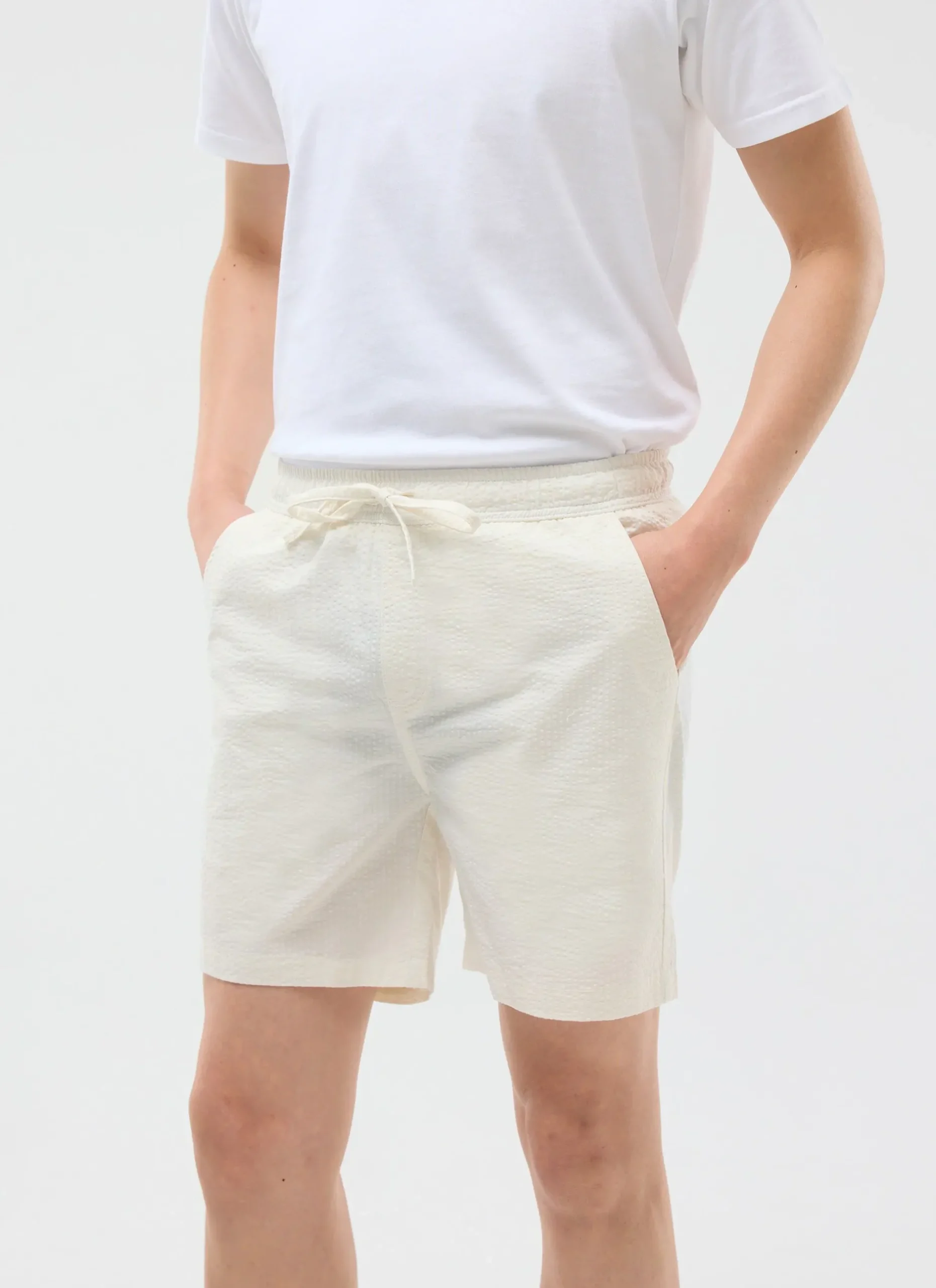 Percival Shorts|Suit Shorts^Classic Shorts Cream