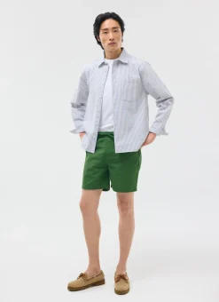 Percival Shorts|Seersucker Suits^Classic Shorts Forest