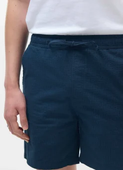Percival Shorts|Seersucker Suits^Classic Shorts Navy