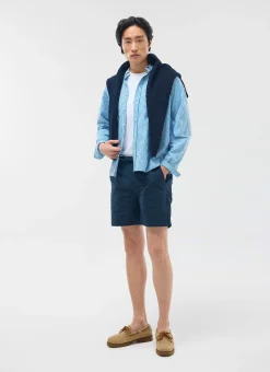 Percival Shorts|Seersucker Suits^Classic Shorts Navy
