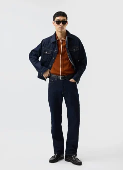 Percival Short Sleeve Shirts|Knitted Shirts^Contrast Trim Shirt Rust
