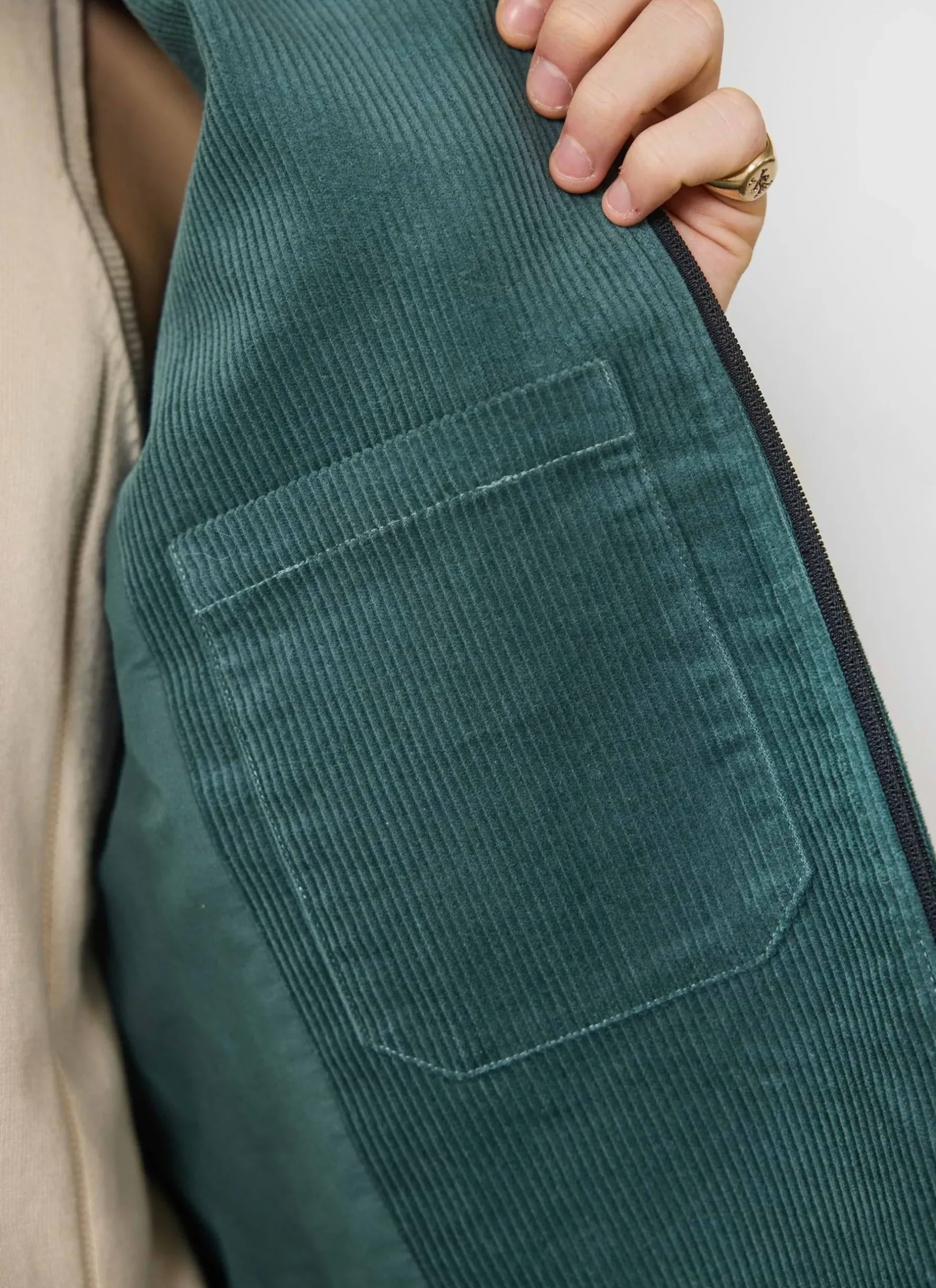 Percival Jackets^Cord Jacket Forest