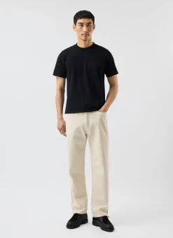 Percival Cropped T-Shirts^Cropped Regular Fit T Shirt Black