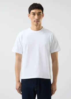 Percival White T-Shirts|Cropped T-Shirts^Cropped Regular Fit T Shirt White