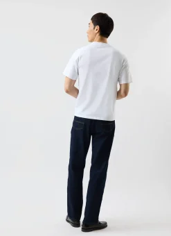 Percival White T-Shirts|Cropped T-Shirts^Cropped Regular Fit T Shirt White