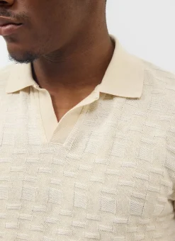 Percival Short Sleeve Shirts|Polo Shirts^Deck Negroni Knitted Shirt Ecru
