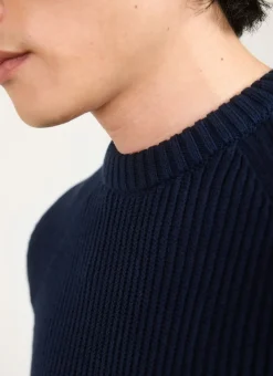 Percival Jumpers & Sweaters^Fisherman Jumper Navy